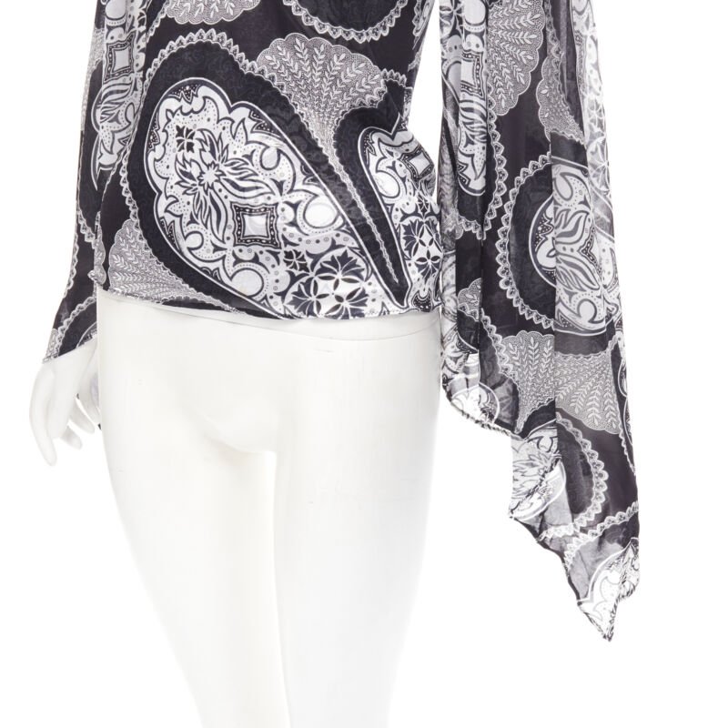 Gucci Paisley Kimono Blouse - Back view