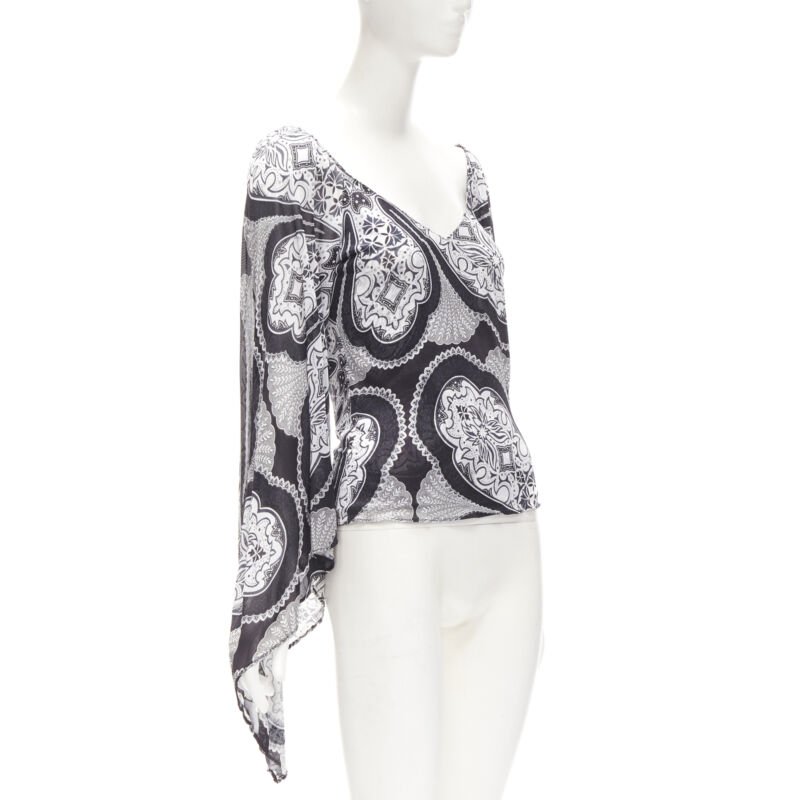 Gucci Paisley Kimono Blouse - Image 6