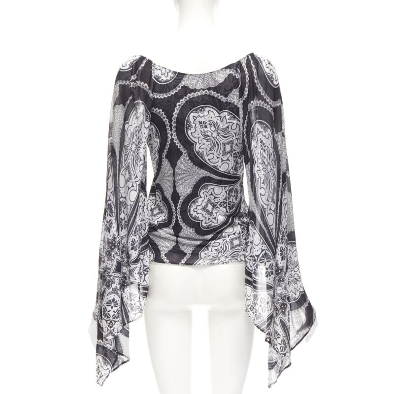 Gucci Paisley Kimono Blouse - Side view
