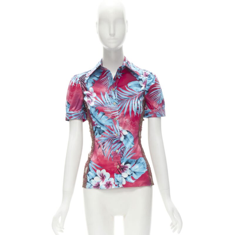 D&g Lace Panel Shirt - Image 12