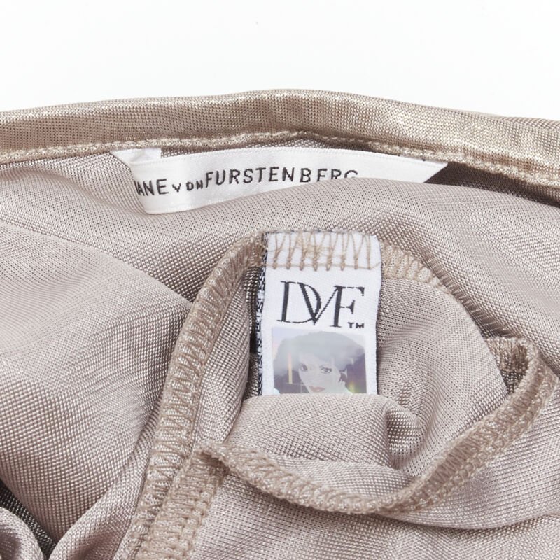 Diane Von Furstenberg Gold Halter Jumpsuit - Image 11