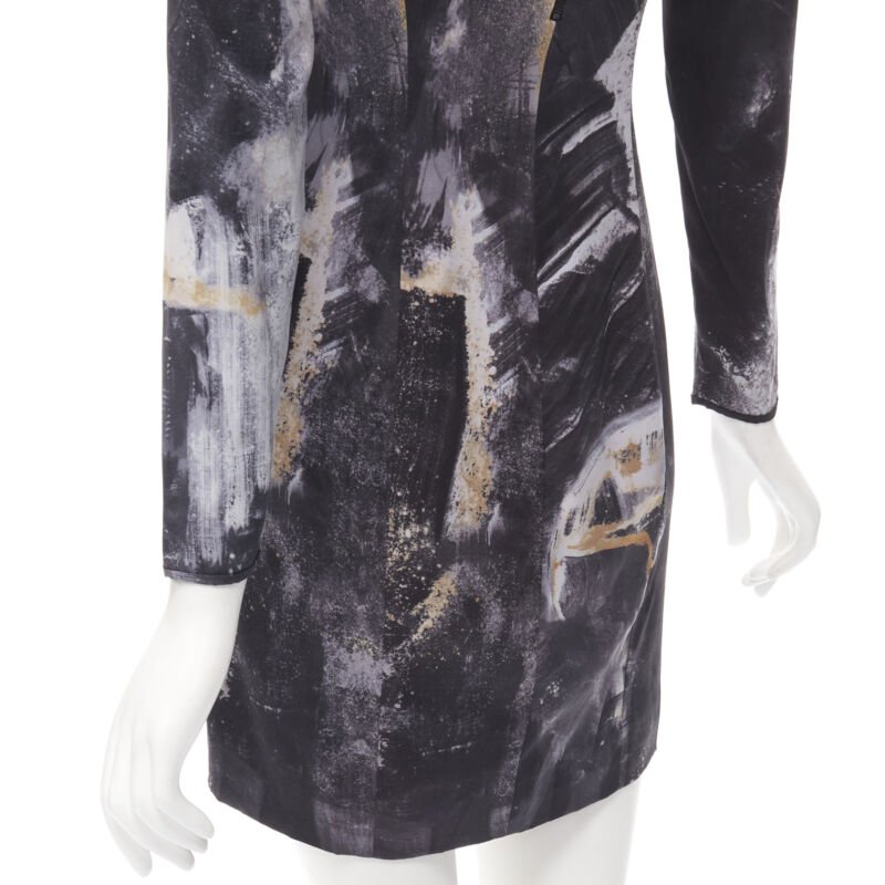 Helmut Lang Paint Stroke Dress - Image 10