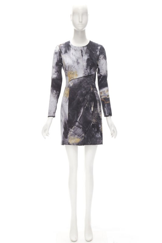 Helmut Lang Paint Stroke Dress - Image 12