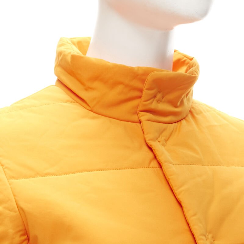 Y-3 By Yohji Yamamoto Orange Padded Puffer Top - Image 10