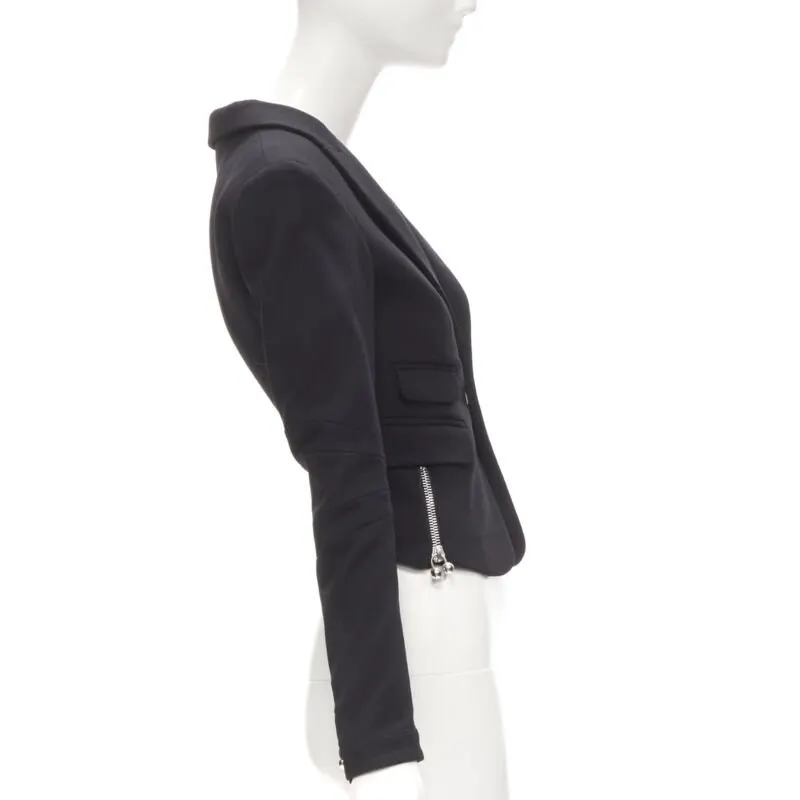 Dsquared2 Punk Barbell Blazer Black Wool Very good - Box View