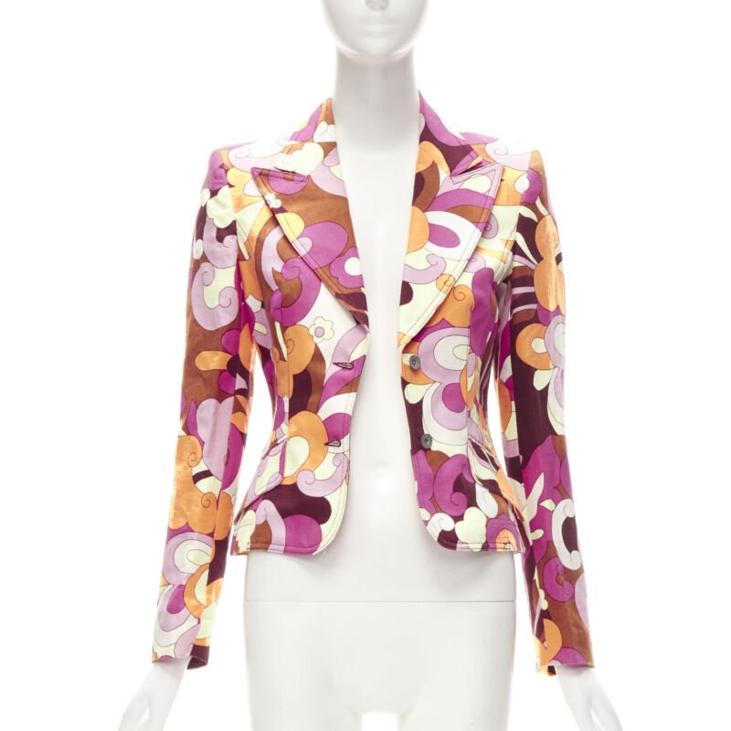 D&g Flower Power Blazer