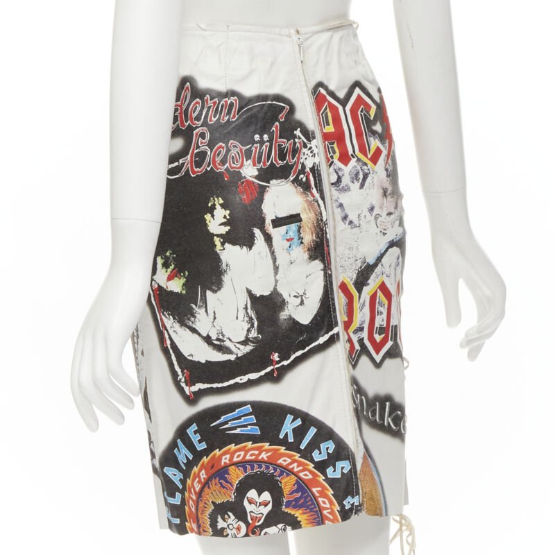 D&g Lace Up Skirt - Detail 1