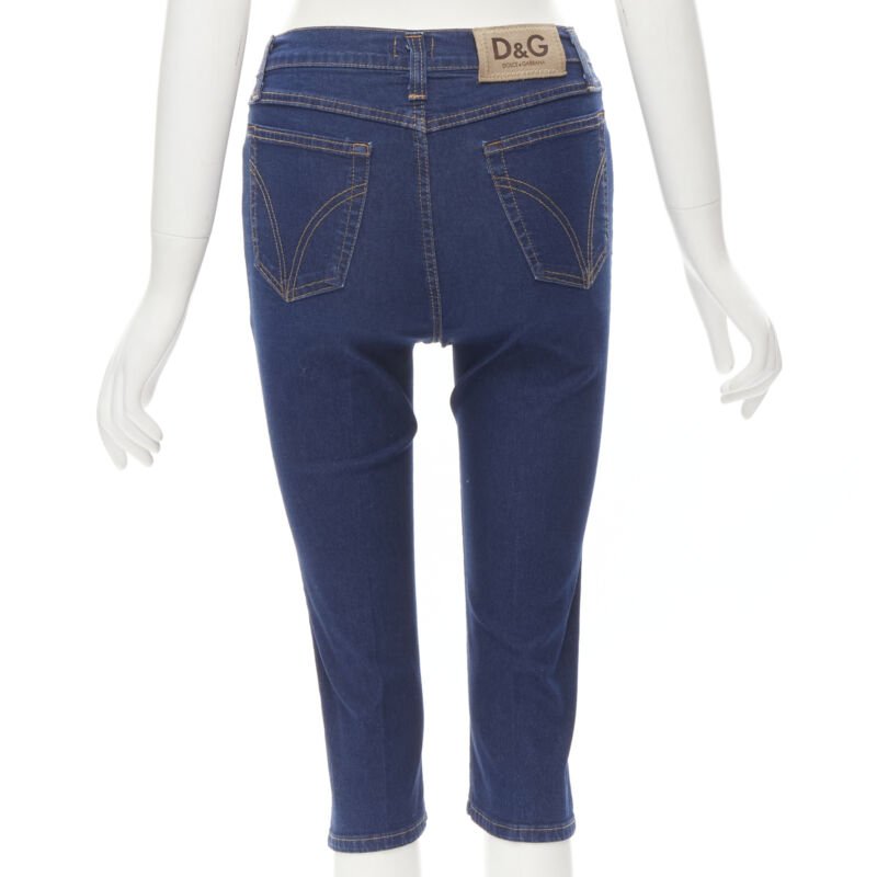 D&g Overstitch Bralette Jeans - Detail 2