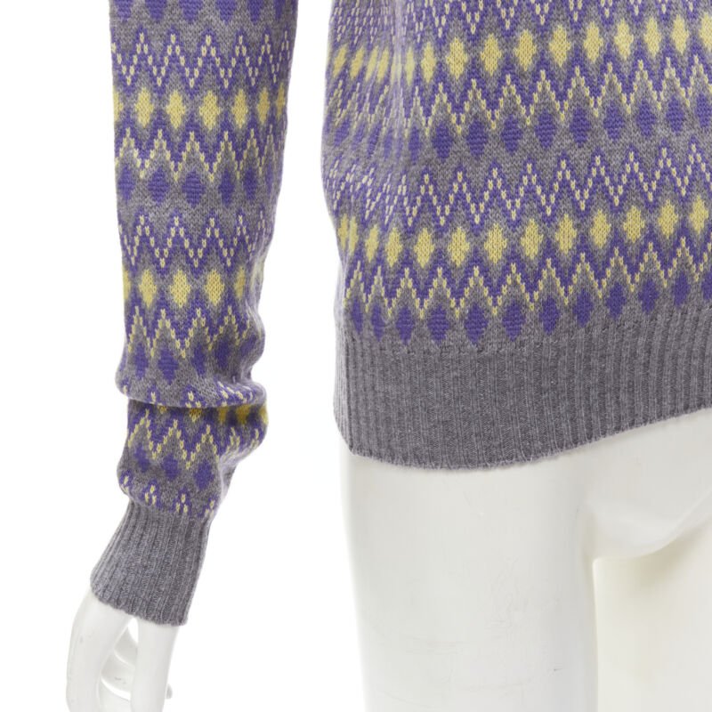 Prada Argyle Knit Sweater - Detail 2