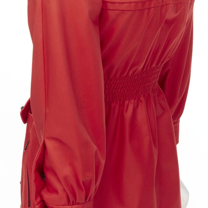 Gucci Red Elastic Waist Anorak - Image 12