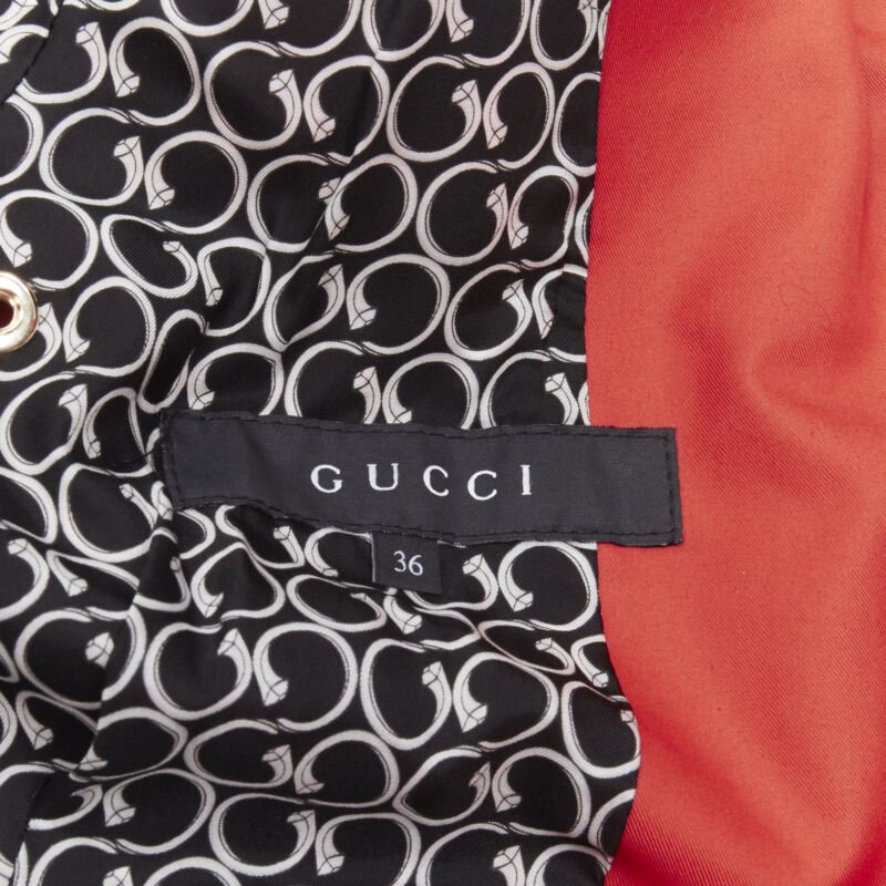 Gucci Red Elastic Waist Anorak - Image 13