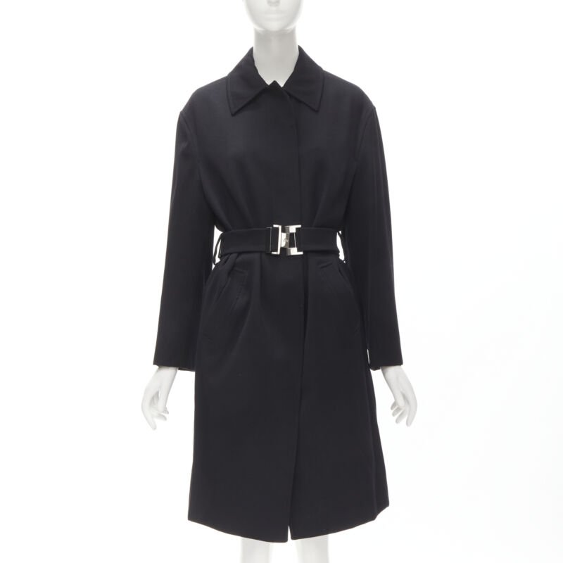 Gucci Black Wool Oversized Coat