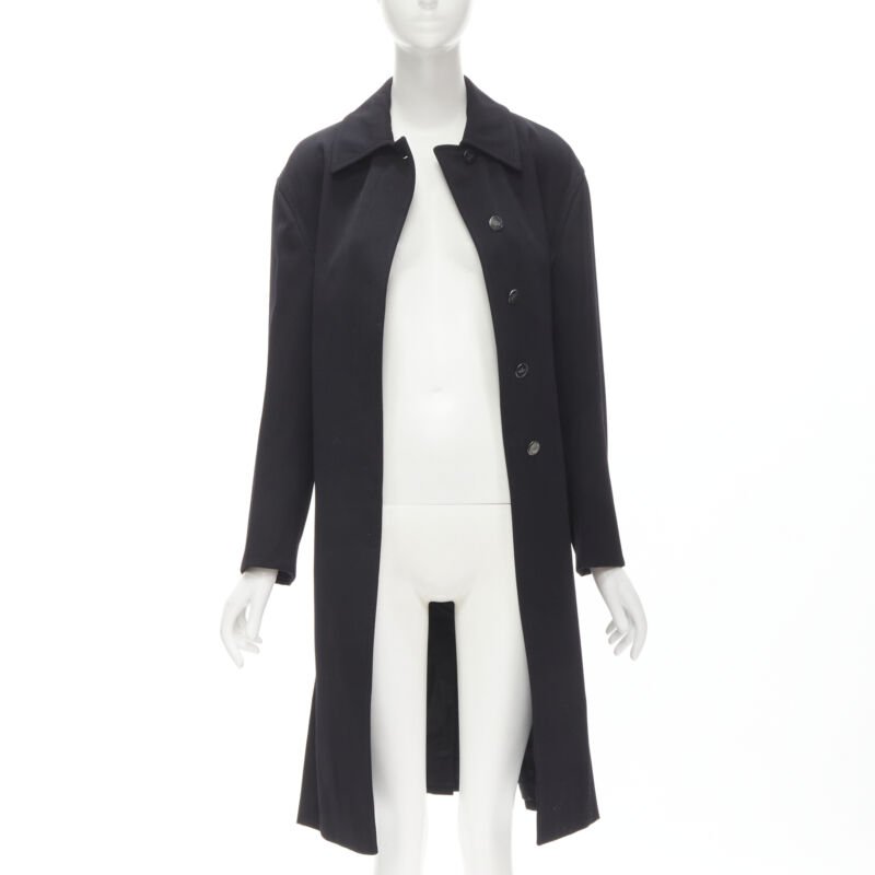 Gucci Black Wool Oversized Coat - Image 6