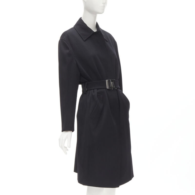 Gucci Black Wool Oversized Coat - 4