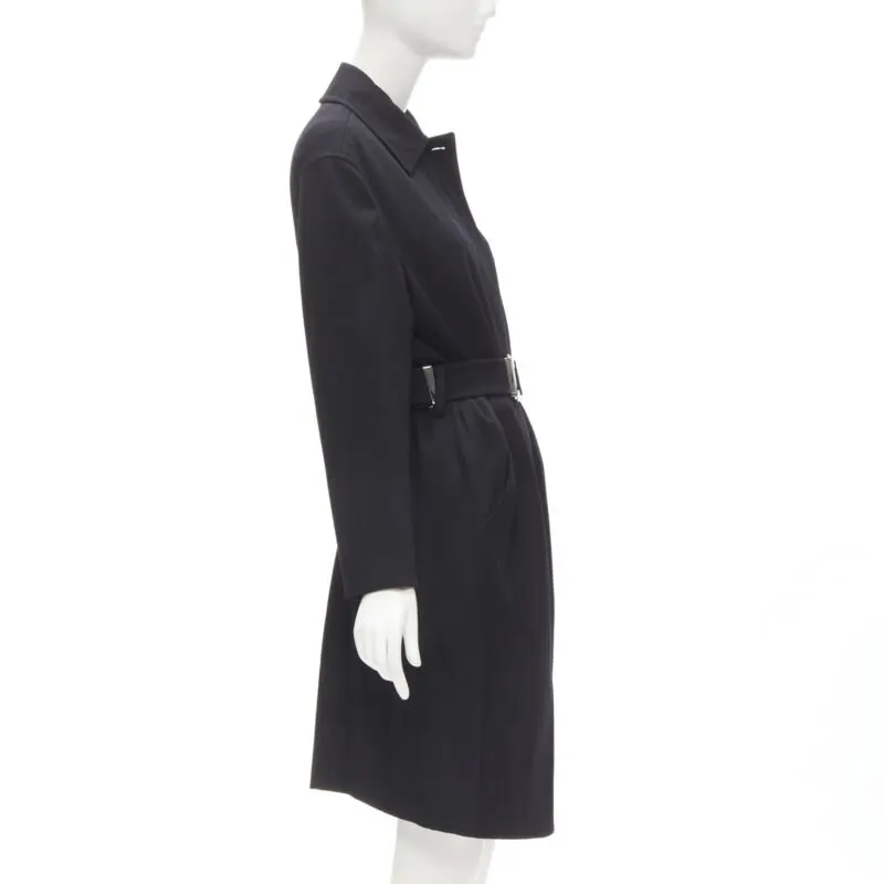 Gucci Black Wool Oversized Coat Black Wool Very good - Box View
