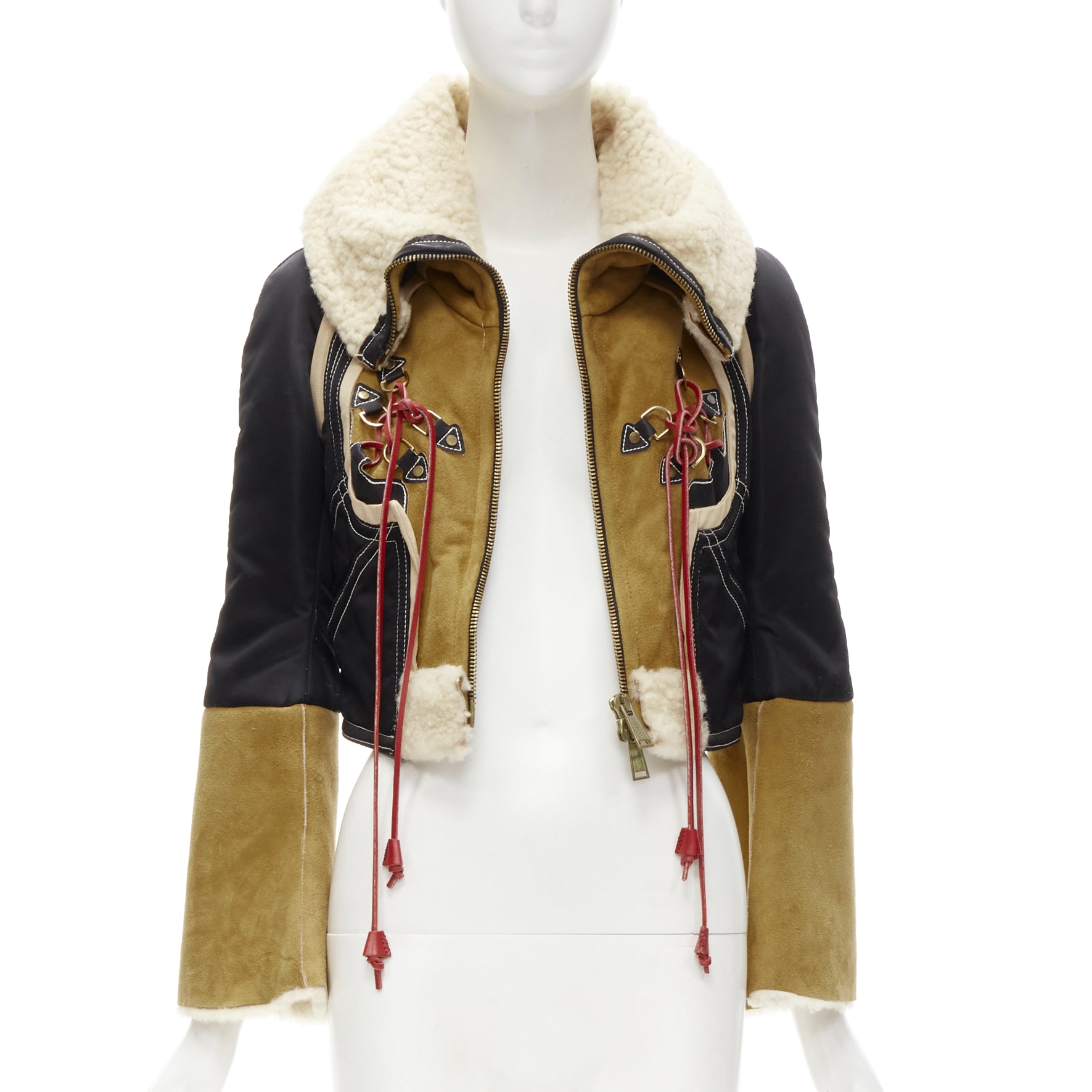 Dsquared2 Shearling Aviator Jacket