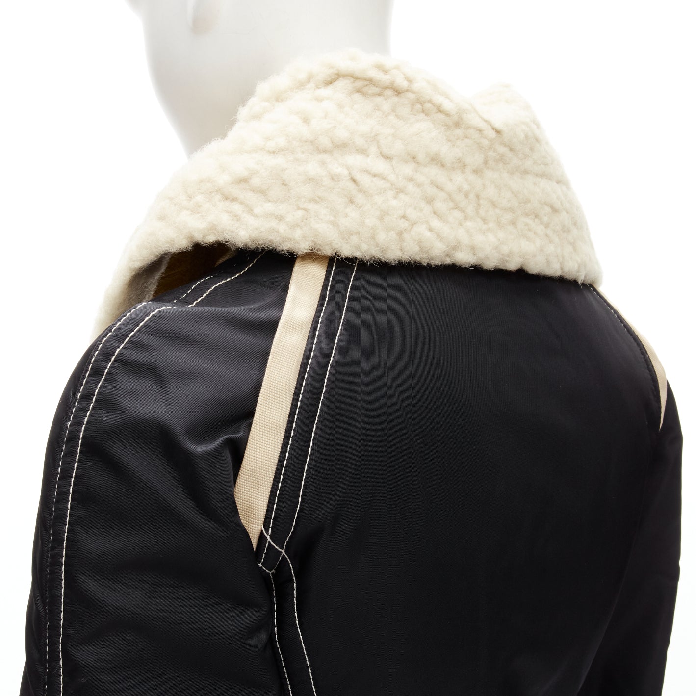 Dsquared2 Shearling Aviator Jacket - Image 10