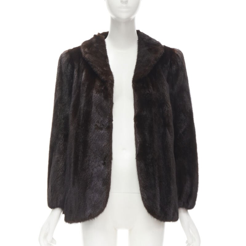 Unsigned / متعددة Colar Fur Short Coat