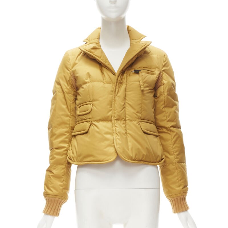Dsquared2 Mustard White Goose Blazer