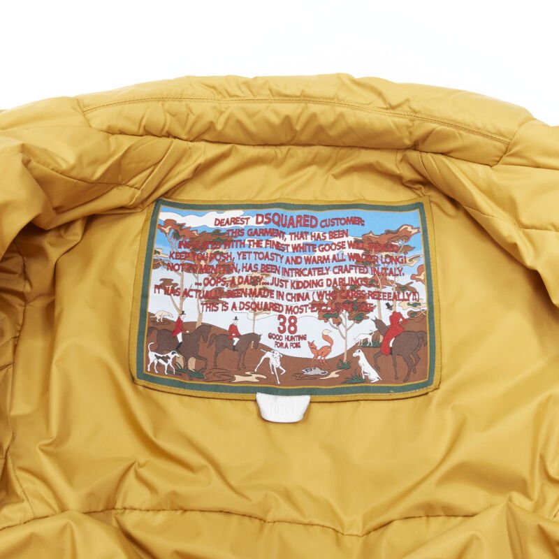 Dsquared2 Mustard White Goose Blazer - Image 13