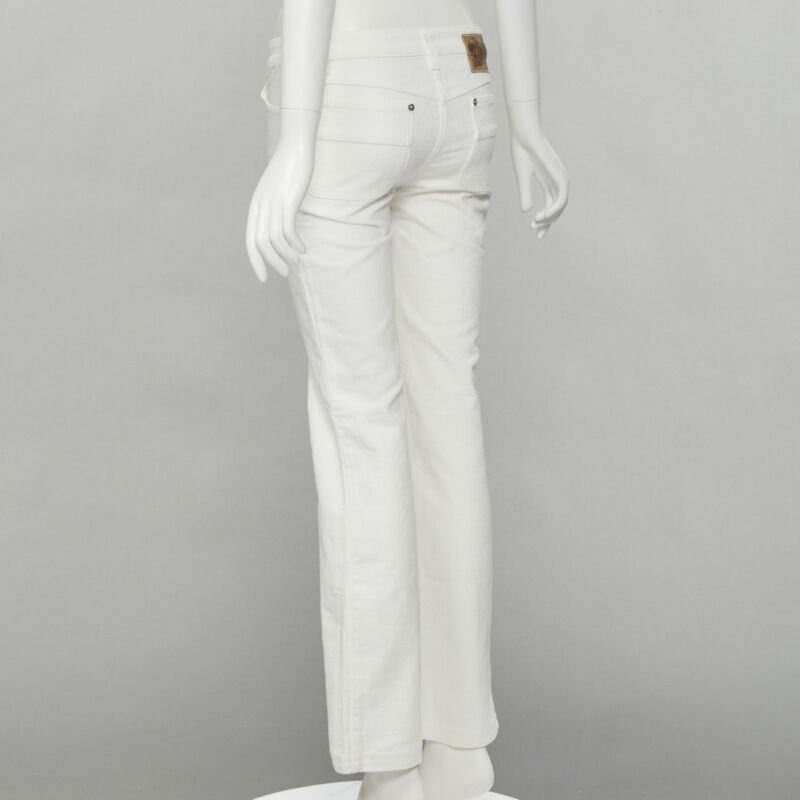 Louis Vuitton Blue Jacquard Boot Jeans - Detail 1