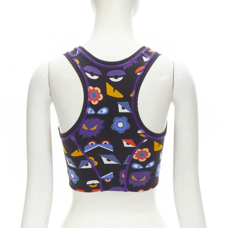 Fendi Monster Bug Crop - Side view