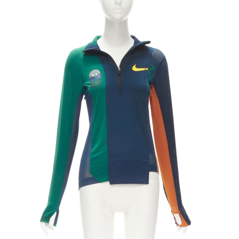 Sacai Patchwork Zip Top