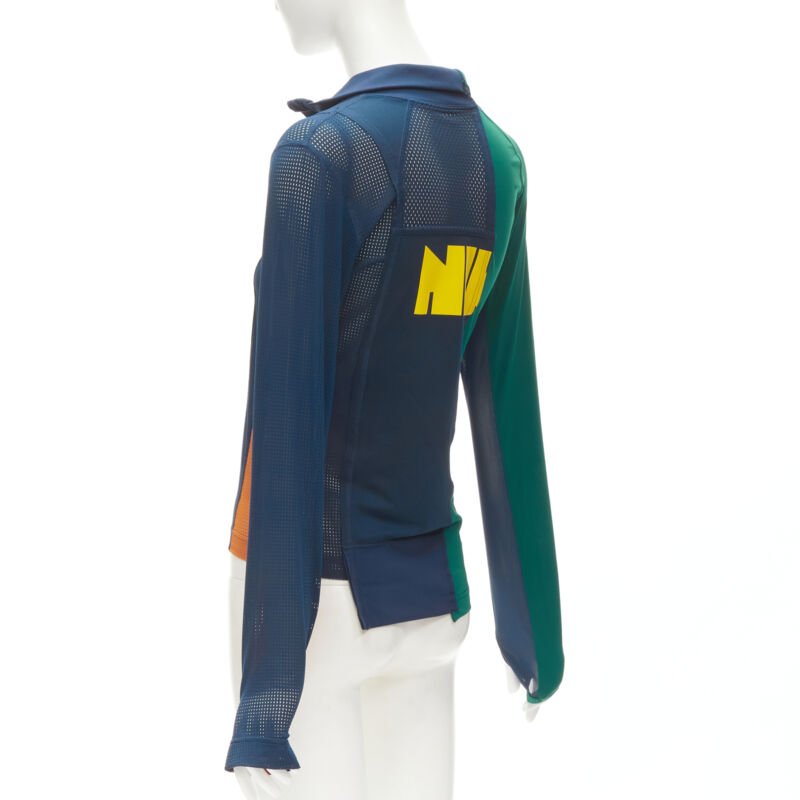 Sacai Patchwork Zip Top - Side view