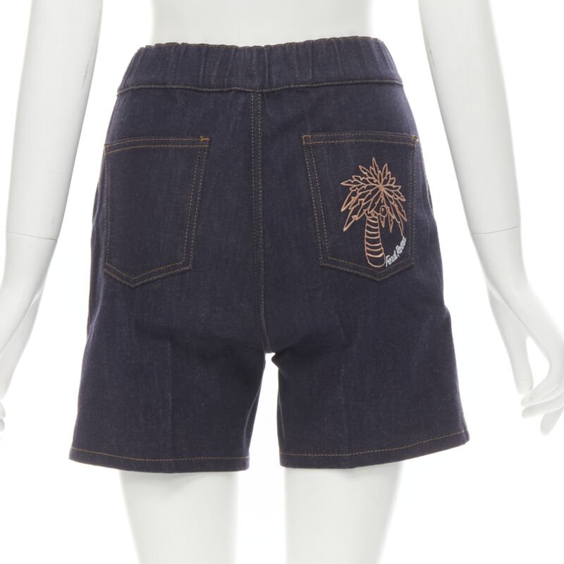 Fendi Palm Embroidered Shorts