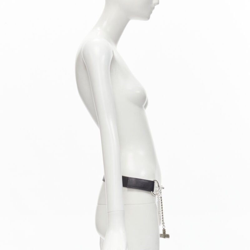 D&g Mirrored Acrylic Black Belt - 4