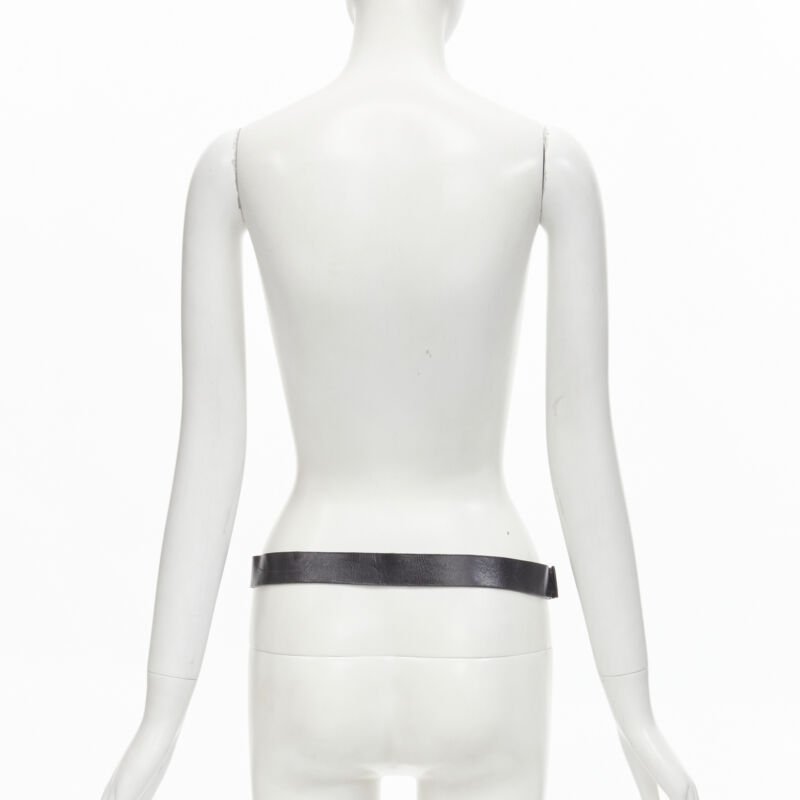 D&g Mirrored Acrylic Black Belt - Side view