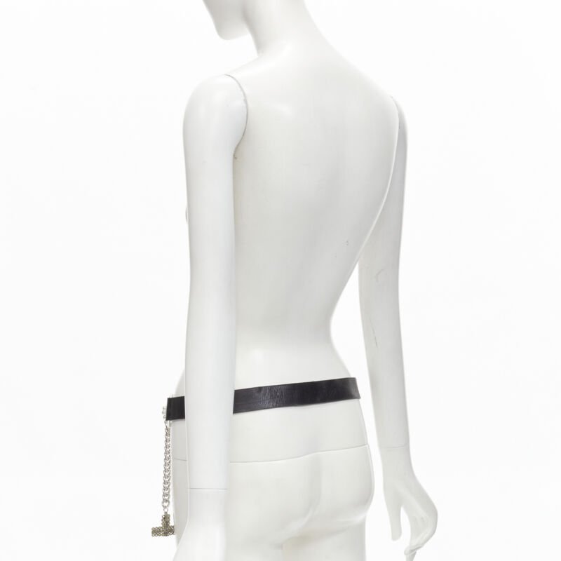 D&g Mirrored Acrylic Black Belt - Detail 1