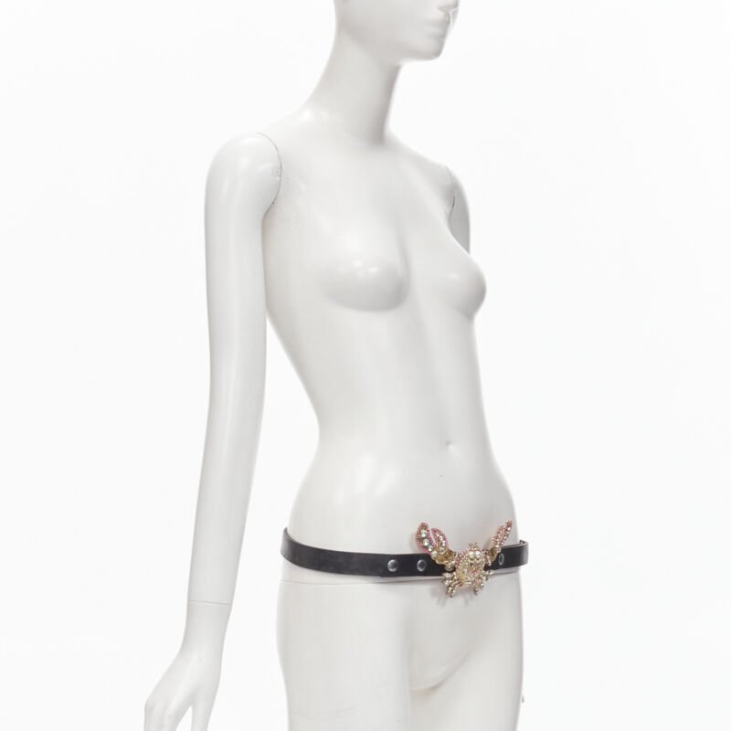 Dsquared2 Scallop Corset Black Belt - Image 6