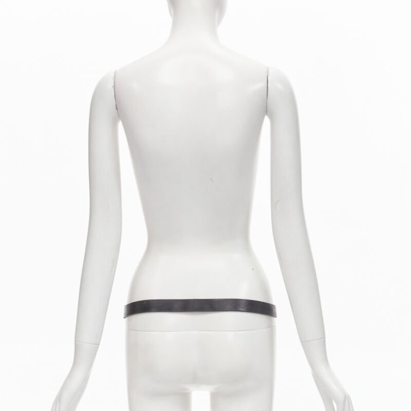 Dsquared2 Scallop Corset Black Belt - Side view