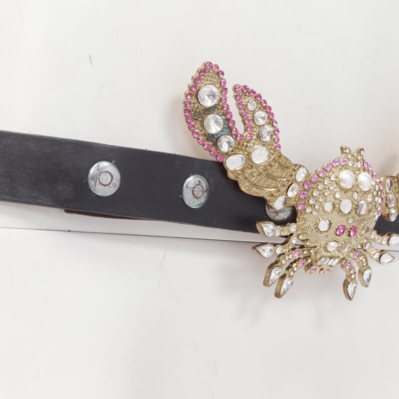 Dsquared2 Scallop Corset Black Belt - Image 10