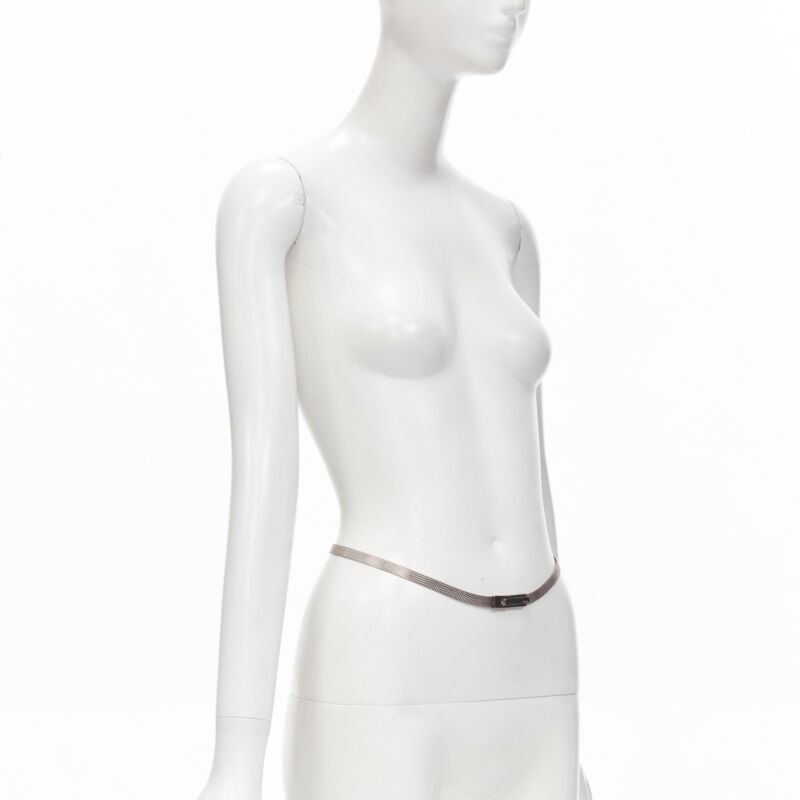 Gucci Chainmail skinny belt - Image 6