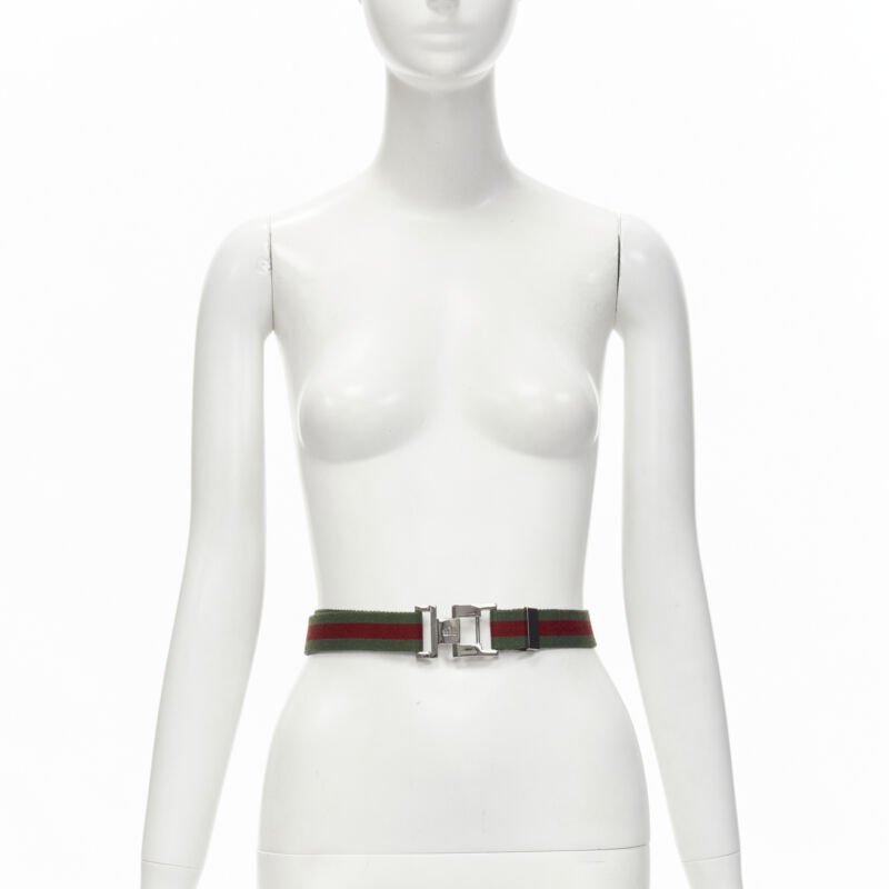 Gucci Bronze Jaguar Leather Belt - Back view