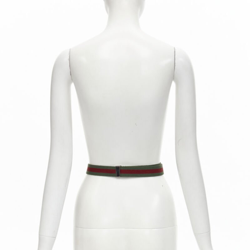 Gucci Bronze Jaguar Leather Belt - Side view