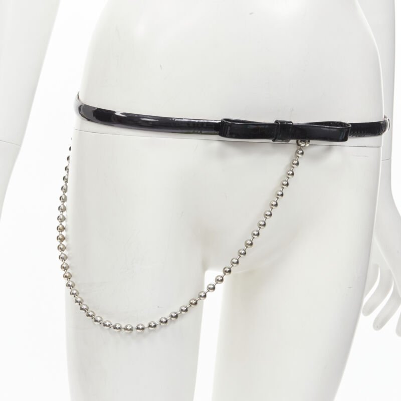 Dsquared2 Woven Oversized Black Belt