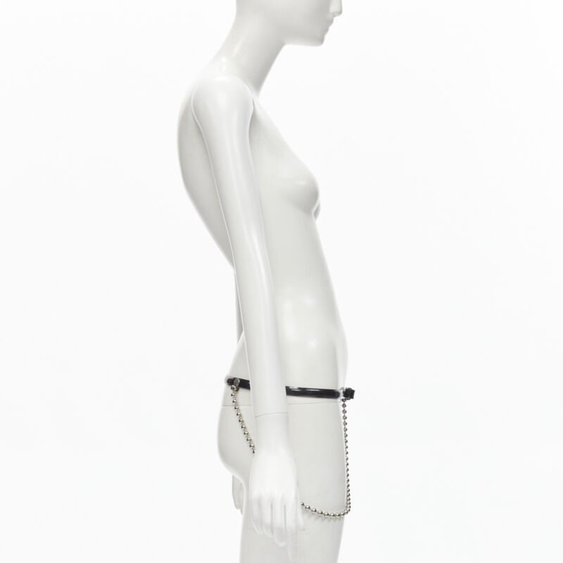 Dsquared2 Woven Oversized Black Belt - 4