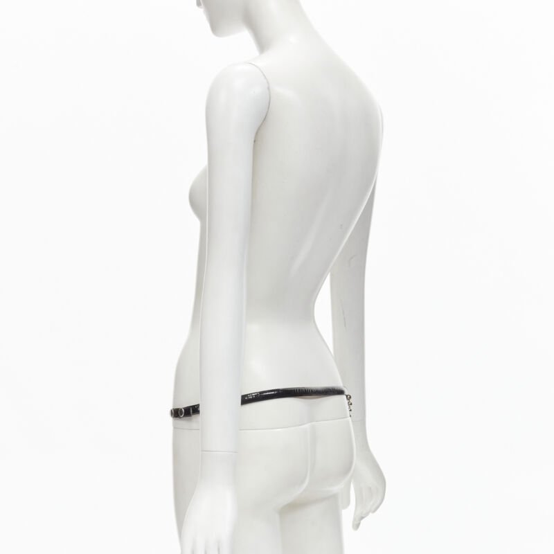 Dsquared2 Woven Oversized Black Belt - Detail 1