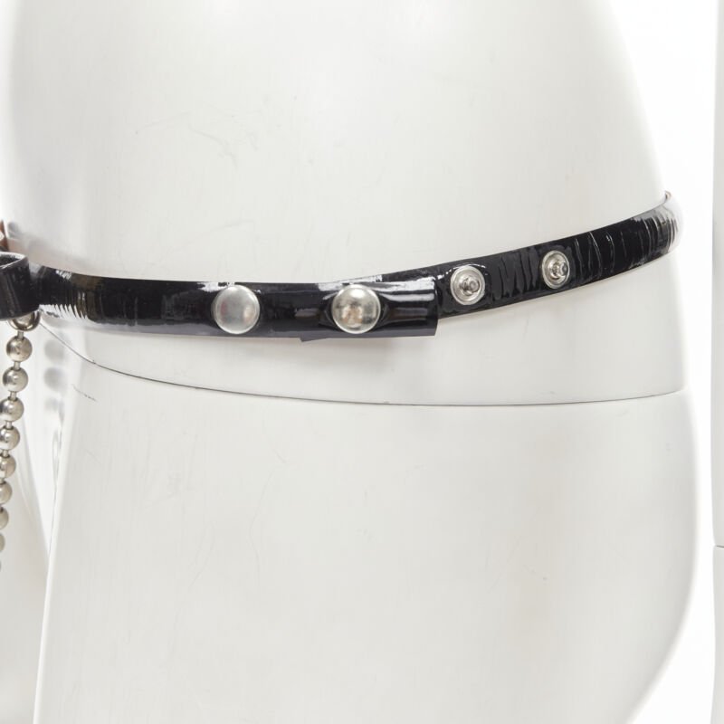 Dsquared2 Woven Oversized Black Belt - Detail 2