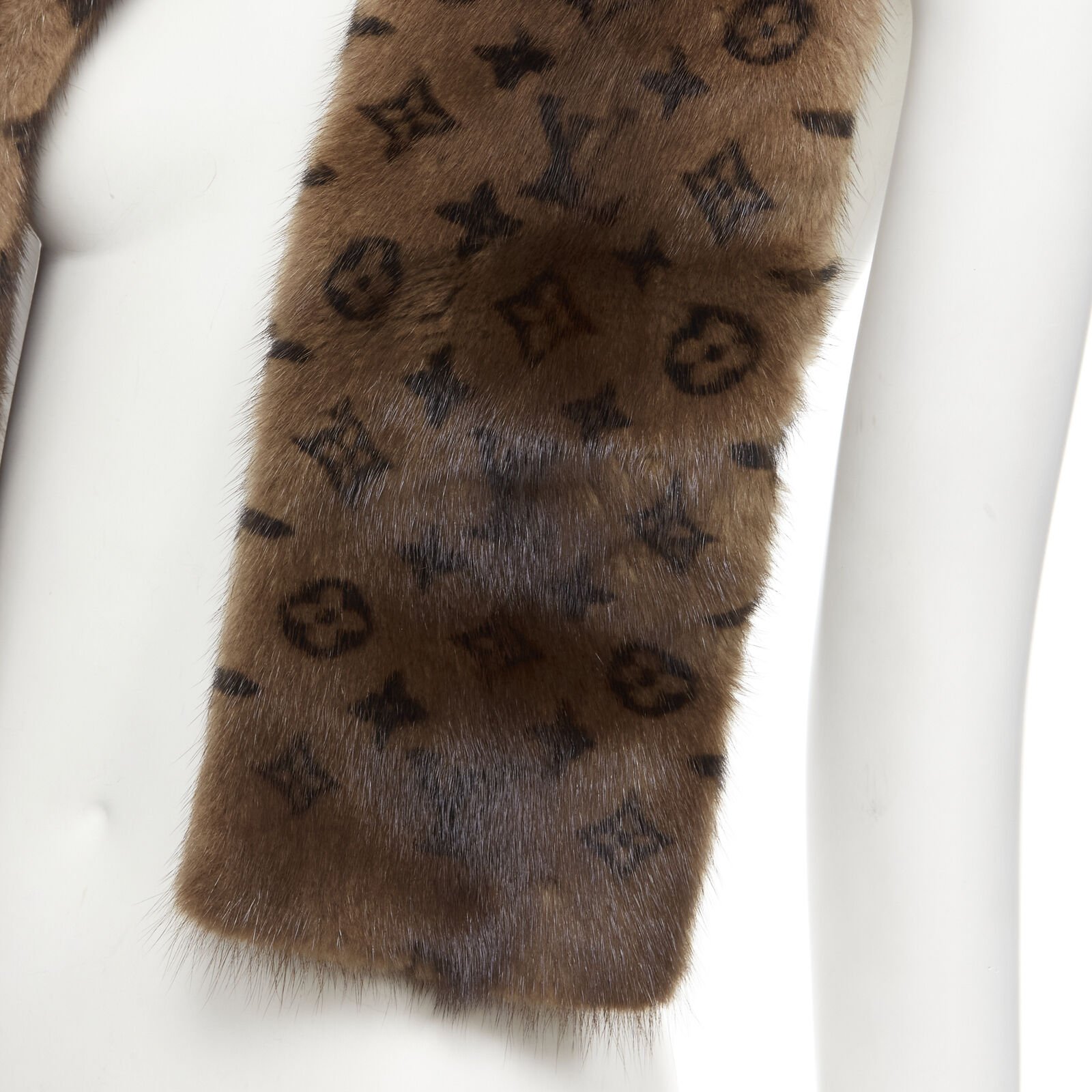 Louis Vuitton Mink Fur Shawl - Back view