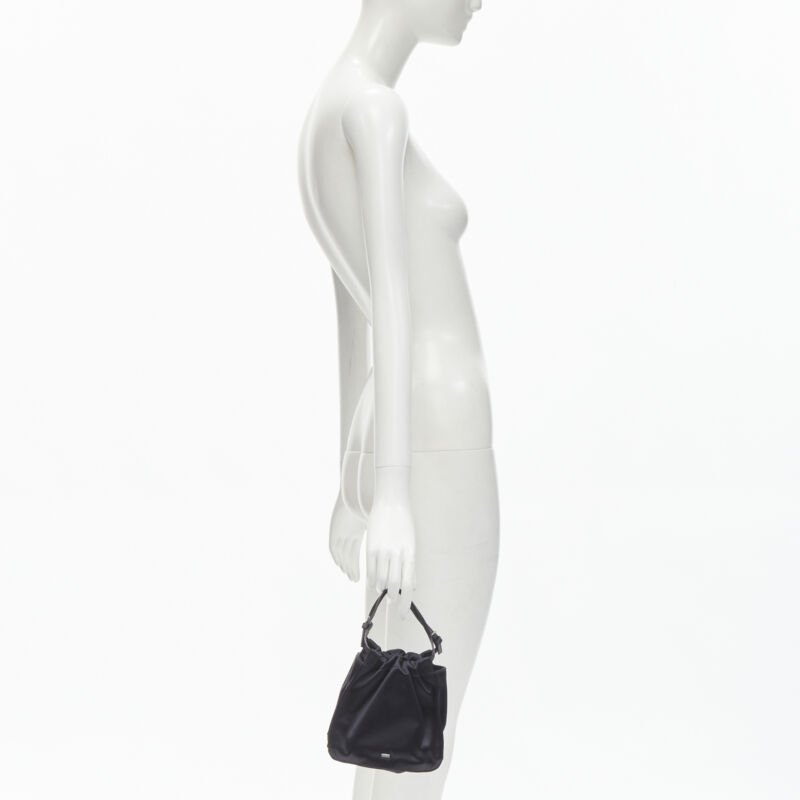 Gucci Silk Satin Bucket Bag - Back view