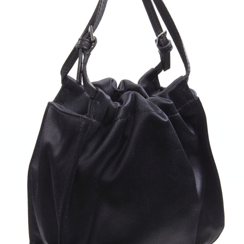Gucci Silk Satin Bucket Bag - Image 10