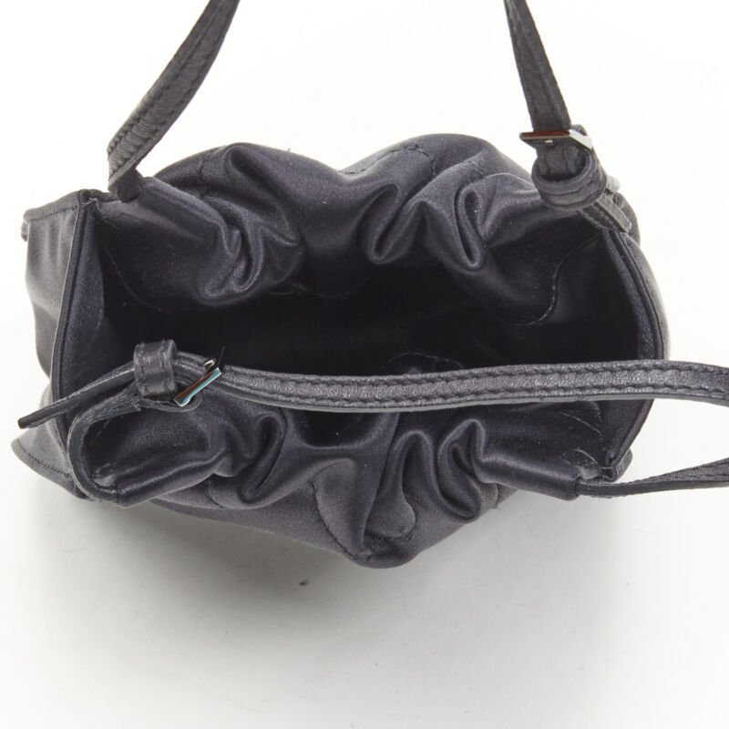 Gucci Silk Satin Bucket Bag - Image 12