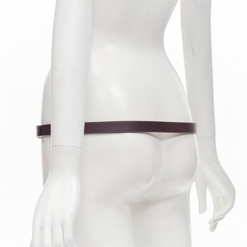 Louis Vuitton Gold tone leather belt - Detail 1