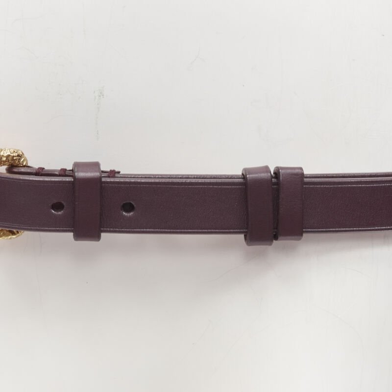 Louis Vuitton Gold tone leather belt - Detail 2