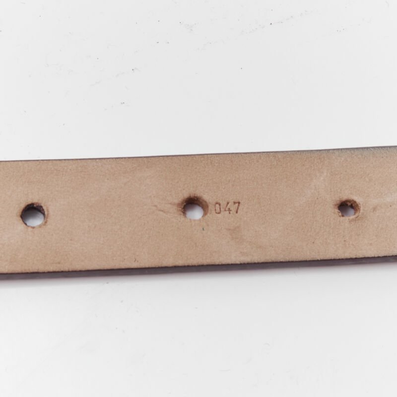Louis Vuitton Gold tone leather belt - Image 11