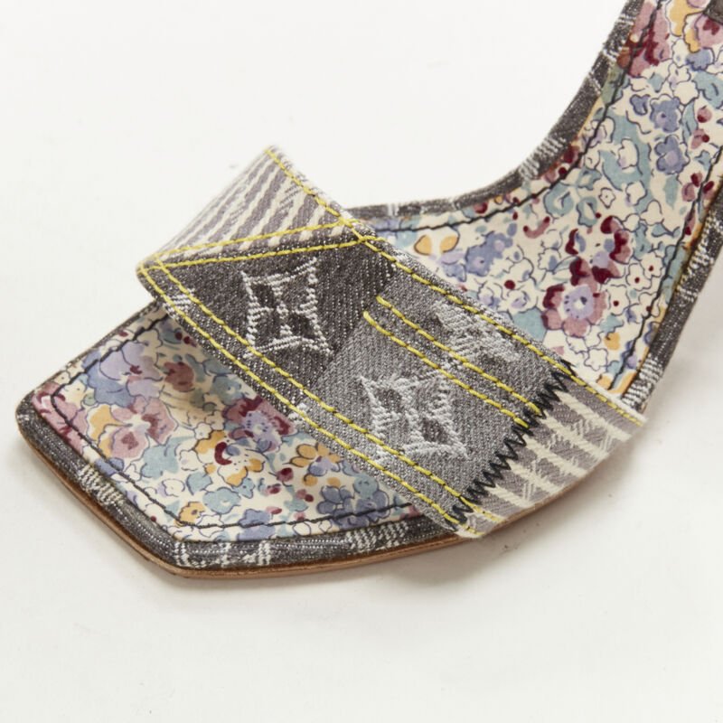 Louis Vuitton Patchwork Heel Sandal - Detail 1